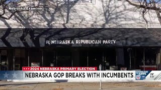 2024 Nebraska Primary Election Nebraska GOP breaks with incumbents [upl. by Kellene435]