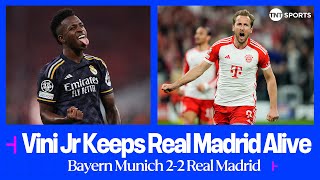 Vinicius Junior rescues Real Madrid at the Allianz Arena  Bayern Munich 22 Real Madrid UCL [upl. by Isma]