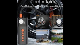 Tire Inflator Portable Air Compressor TEMU [upl. by Hsirap]