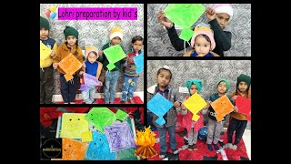 Lohri Preparations by kids  Hanshika Tuition Center Kharar [upl. by Ellett842]