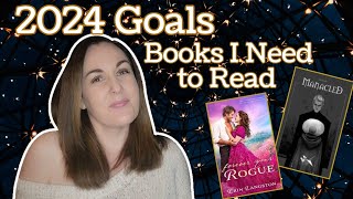 2024 Goals  Books I Need to Read [upl. by Blader]