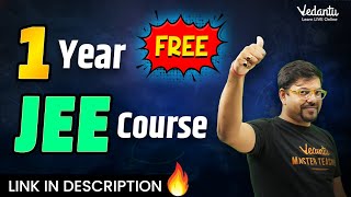 1Year JEE Course FREE💥 Dont Miss the Opportunity😍  JEE 2024 New Syllabus  Harsh SirVedantuMath [upl. by Primalia332]