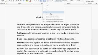 Como configurar opciones de interlineado en Word [upl. by Judson]