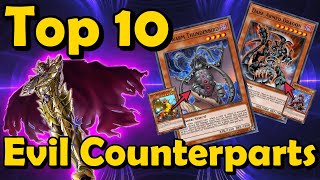 Top 10 Monsters With Evil Counterparts in YuGiOh [upl. by Duncan]