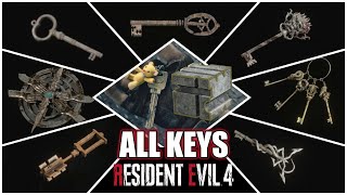 Resident Evil 4 Remake  All Key Locations [upl. by Nerraj]