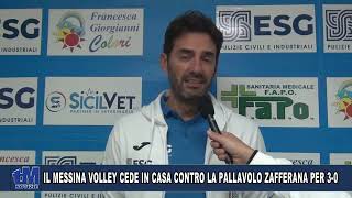 SERVIZIO  IL MESSINA VOLLEY CEDE IN CASA CONTRO LA PALLAVOLO ZAFFERANA PER 30  181124 [upl. by Saudra]