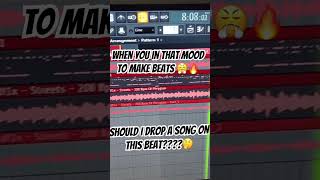 Making beats should I make a song to this beat beatmaker flstudiotutorial glorilla [upl. by Latyrc]