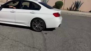 F30 BMW 335i Loud Squeaking M Brakes 4K [upl. by Araldo]