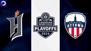 HIGHLIGHTS Forge FC vs Atlético Ottawa  2024 CanPL PLAYOFFS  Presented by tonybet [upl. by Thorin]