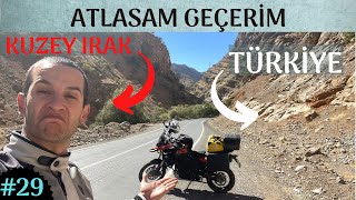 Hakkariden Şırnaka KUZEY IRAK sınırında motosiklet yolculuğu [upl. by Karlen]