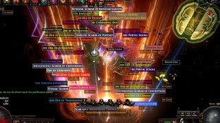 PoE CWS Chieftain  T17 Titanic 4000 Wisps Blight Bosses 5 map testing 325 [upl. by Araj]