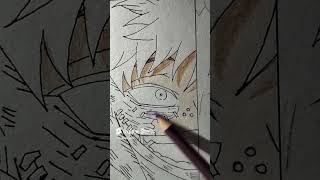 Drawing Dabi vs Todoroki  Fight between brothers  My Hero Academia  shortsvideo viralshort [upl. by Llerrah737]