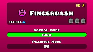 прошёл FINGERDASH в GEOMETRY DASH music geometrydash fingerdash вреки [upl. by Rufus]