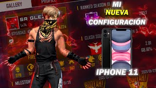 IPHONE 11🎯 MI NUEVA CONFIGURACIÓN para la ACTUALIZACIÓN  Free Fire [upl. by Acillegna552]