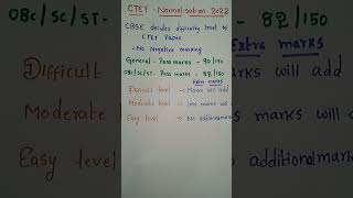 CTET Normalization process 2022Paper levelHow many marks will be addHappy learning [upl. by Nyladnek]