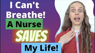 Tracheostomy Tube Trouble I Cant BREATHE How a Nurse Saved My Life Life with a Vent [upl. by Belldame526]