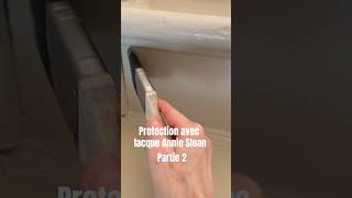 Protection avec lacque diyprojects lacquer peinture relooking chalkpaint diyhomedecor [upl. by Tifanie]