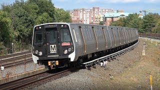 4K Metro Amtrak amp CSX Trains in Alexandria VA [upl. by Gertruda]