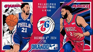 Philadelphia 76ers vs Orlando Magic Prediction 12 6 24 NBA Picks [upl. by Madonia]