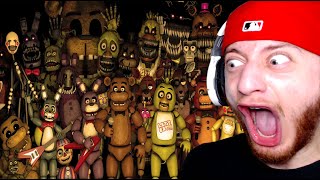 The Entire FNAF Lore Explained REACTION [upl. by Aidualc249]