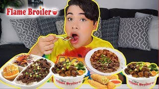 MUKBANG MASSIVE TERIYAKI BOWL eating show TERIYAKI CHICKENBEEF amp RICE  La Atrevida Storytime [upl. by Erual]