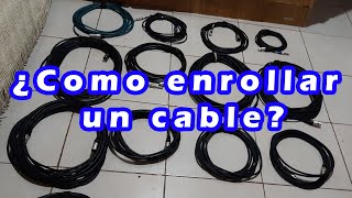 Técnicas para Enrollar y Guardar Cables [upl. by Ednew928]