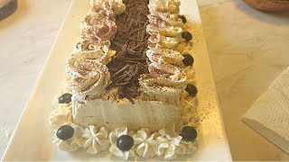 VIENNETTA SEMIFREDDO ICE BOX  Easy and Just a few ingredients icecreamdessert frozendessert [upl. by Sivle]