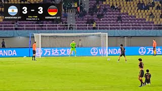 Argentina U17 vs Germany U17 33 Penalty Shootout  World Cup SemiFinal [upl. by Shoifet]