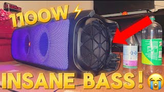 JBL PartyBox 1000 12quot Subwoofer INSANE Bass Test❤️‍🔥🔊 loud jbl [upl. by Zilada]