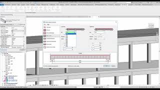 Revit Using Naviate Rebar Extension for Beams التسليح في الريفيت [upl. by Joselyn]