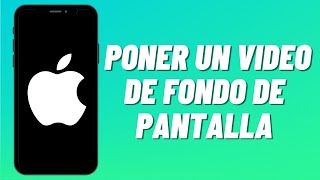 Cómo Poner un Video de Fondo de Pantalla en iPhone [upl. by Oibaf]