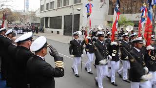 APOLINAV y Escuela de Grumetes 2018 Desfile de Honor ante Autoridades Navales [upl. by Conover]