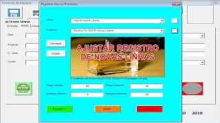 Ajustar Registro Novas Linhas Produtos  Controle de Estoque com Excel  Aula 84 [upl. by Yesima]