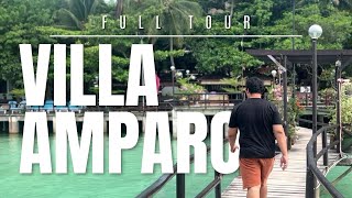 Villa Amparo Beach Resort Hidden paradise sa Samal Island Davao  FULL TOUR [upl. by Sandi987]