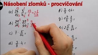 Násobení zlomků [upl. by Ynove58]