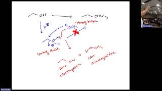 Organic Chemistry 1  SN2 reactions with alcohols [upl. by Koby]