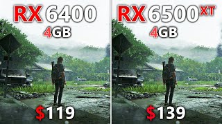 RX 6400 vs RX 6500 XT PCIE 30  Test in 18 Games [upl. by Sherri258]