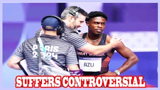 British sprinter Jeremiah Azu suffers controversial Olympics disqualification [upl. by Dnomaj]