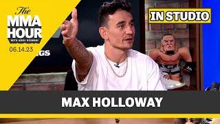 Max Holloway Gets Deep On Depression Rough Upbringing What’s Next  The MMA Hour [upl. by Wadell831]