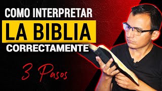 📖 Cómo Interpretar la BIBLIA Correctamente  3 Pasos 🔴 [upl. by Conah]