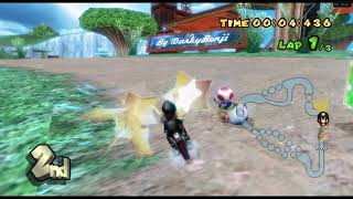 Darky Kart Wii 300cc  Mushroom Cup 1080p60fpsDolphin [upl. by Ahsienek]