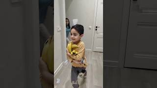 قصه البنانا مع ادم وتالين 😂😂shorts shortvideo اكسبلور fyp تالينادم cute baby [upl. by Onivla]