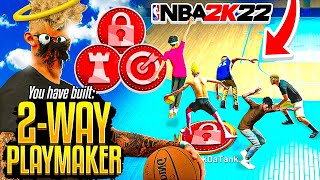 NEW REBIRTH 2WAY PLAYMAKER BUILD IS THE BEST BUILD IN NBA 2K22  BEST ISO BUILD ON NBA 2K22 [upl. by Lattie]