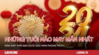 Những tuổi nào may mắn nhất năm Giáp Thìn 2024 dưới góc nhìn phong thủy Báo Lao Động [upl. by Winfred]