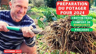 Préparation du potager pour 2024 [upl. by Anihsat]