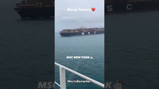 Msc Newyork  sailor msc bigships seafarer container story navy [upl. by Jedediah]