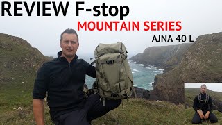 Fstop AJNA  MOUNTAIN SERIES CAMERA BAG  REVIEW  Wildlife amp Landscape Photography [upl. by Pierette]