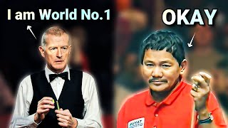 World No 1 Snooker PLAYER Thinks He Can DOMINATE the GREAT EFREN REYES [upl. by Nylimaj]