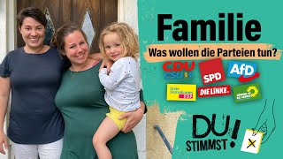 Kind und Job Was bieten Parteien den Familien bei der Wahl  Du stimmst Folge 2 [upl. by Enyad978]