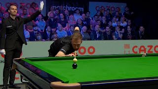 Judd Trump makes 147 vs Ronnie OSullivan in 2022 Champion of Champions Final 🔥 [upl. by Eeneg]